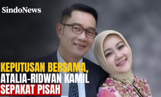 Ridwan Kamil Dan Atalia Praratya Sepakat Berpisah! Ini Faktanya