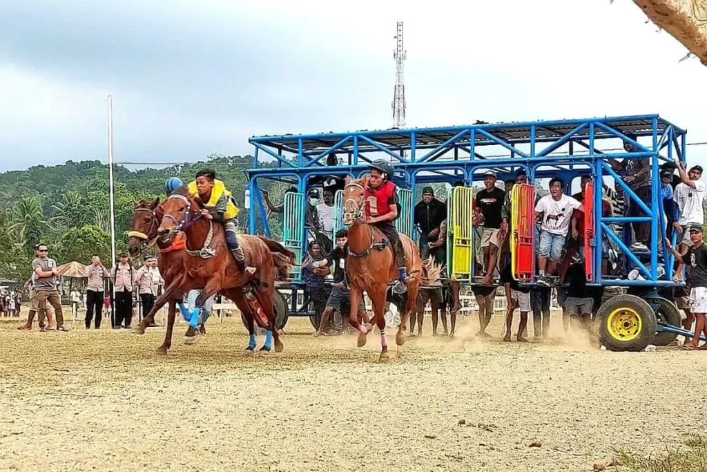 Arena Pacu Kuda Pada Eweta di Waikabubak Sumba Barat yang akan menjadi venue cabang olahraga Pacu Kuda pada PON XXII 2028.
