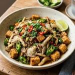 Resep Jamur Tiram Tumis Tempe dan Cabai Hijau yang Praktis dan Gurih
