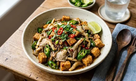Resep Jamur Tiram Tumis Tempe dan Cabai Hijau yang Praktis dan Gurih