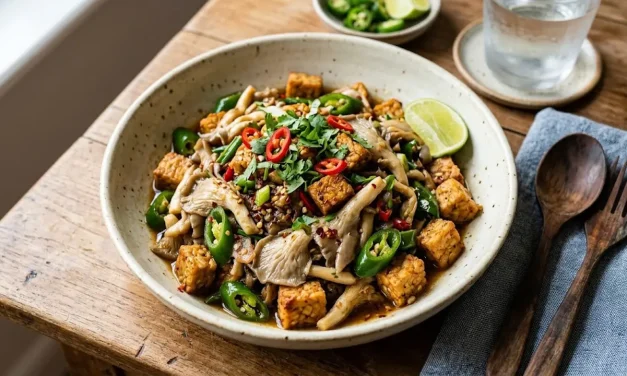 Resep Jamur Tiram Tumis Tempe dan Cabai Hijau yang Praktis dan Gurih