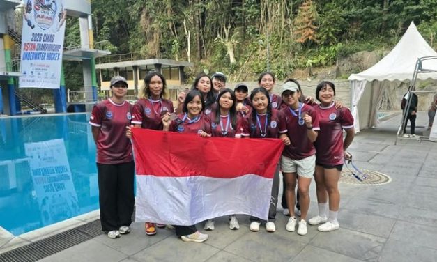 Indonesia Raih Dua Medali di Kejuaraan Asia Hoki Bawah Air CMAS 2026