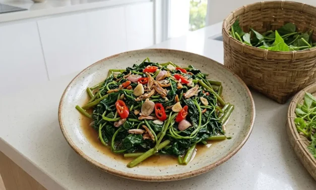 Resep Tumis Daun Ubi Jalar Sederhana, Gurih dan Pedas